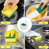 Double Layer Soap Dispenser with 2 Sponges