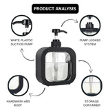 Black Liquid Soap Dispenser (Pack of 2)