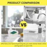 Double Layer Soap Dispenser with 2 Sponges