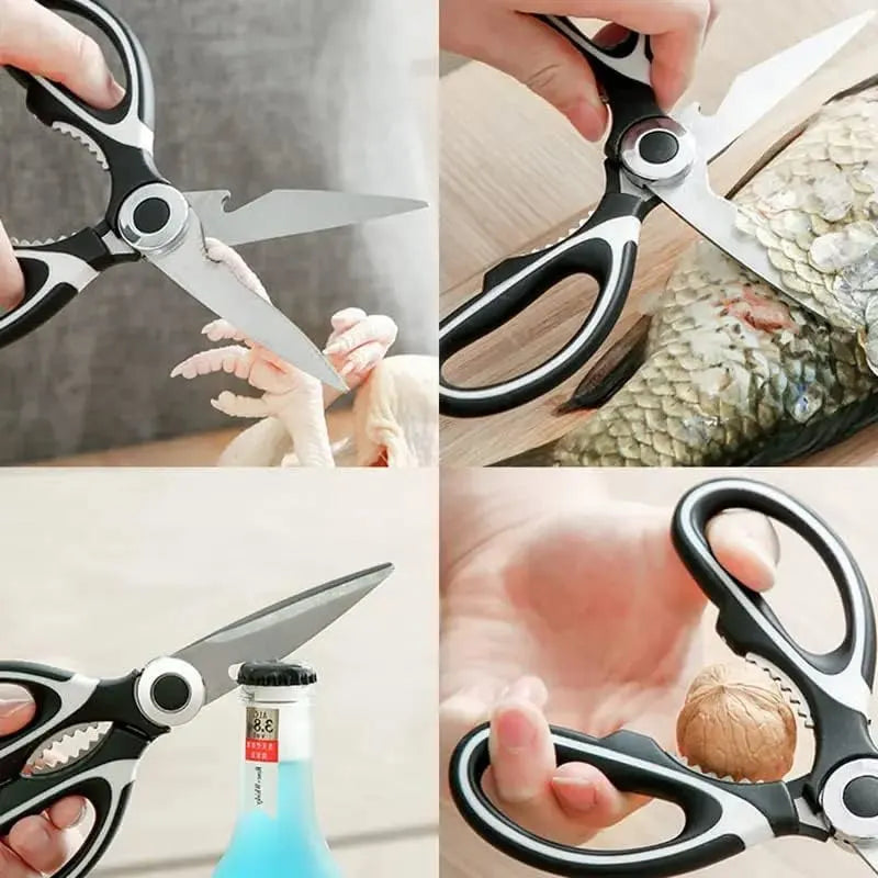 Multi-Purpose Strong Stainless Steel Kitchen Scissor | Heavy-Duty Food & Utility Scissors
