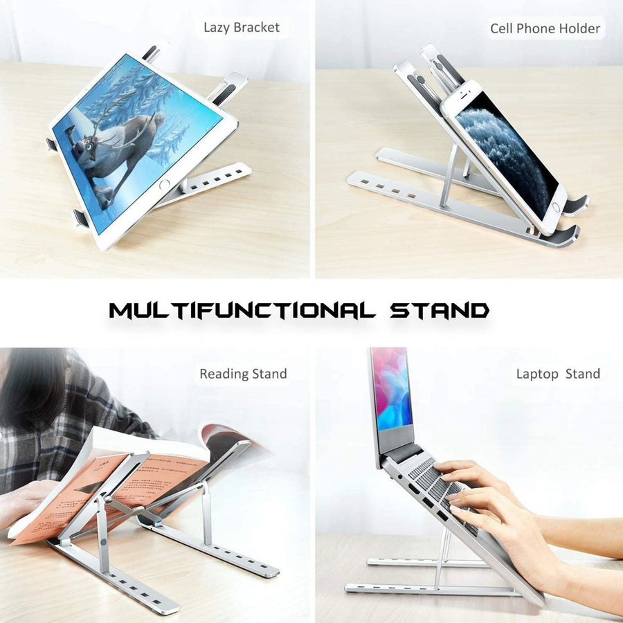 Adjustable Laptop Stand with 7-Level Height Adjustment