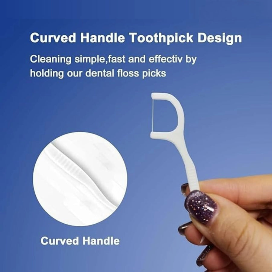 3-in-1 Dental Floss Picks (Pack of 50)