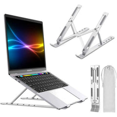 Adjustable Laptop Stand with 7-Level Height Adjustment