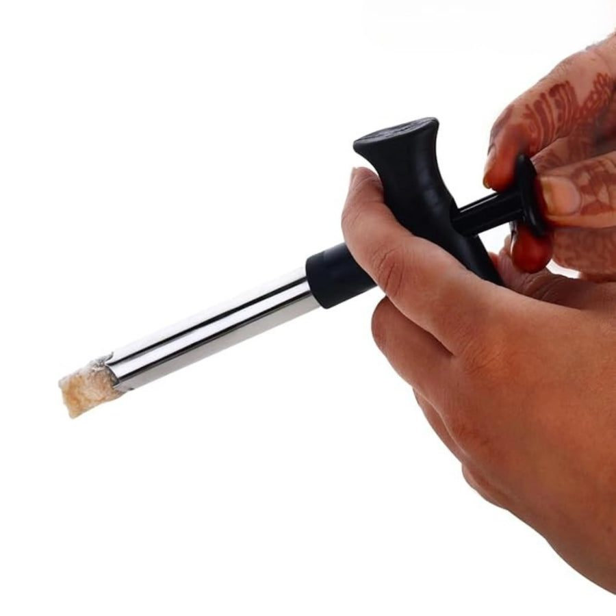 Stainless Steel Coconut Opener with Cleaning Stick