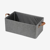Foldable Clothing Storage Basket with Metal Frame
