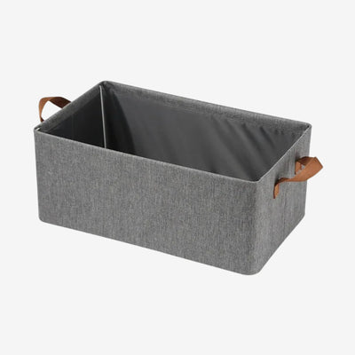 Foldable Clothing Storage Basket with Metal Frame