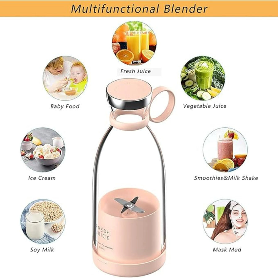 Wireless Charging Portable Blender 380ml Cordless