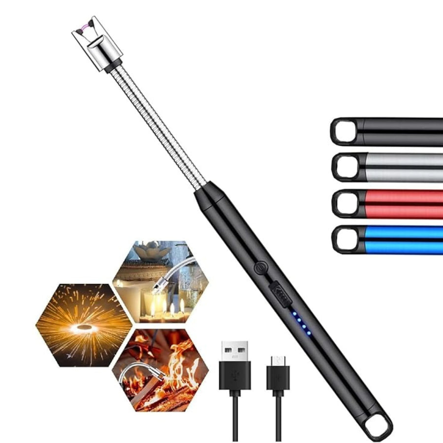 USB Rechargeable Electric Arc Lighter with 360° Flexible Neck