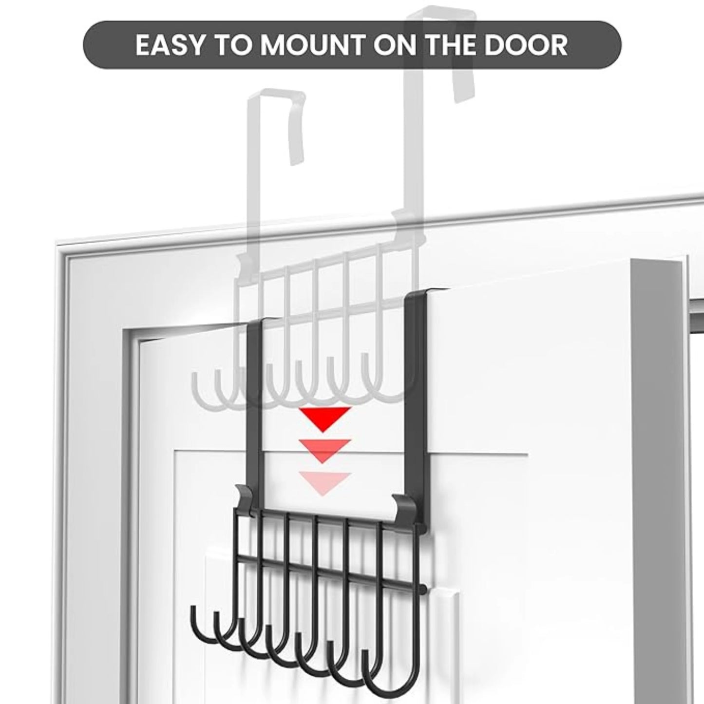Multi-Alloy Over Door Hook Hanger