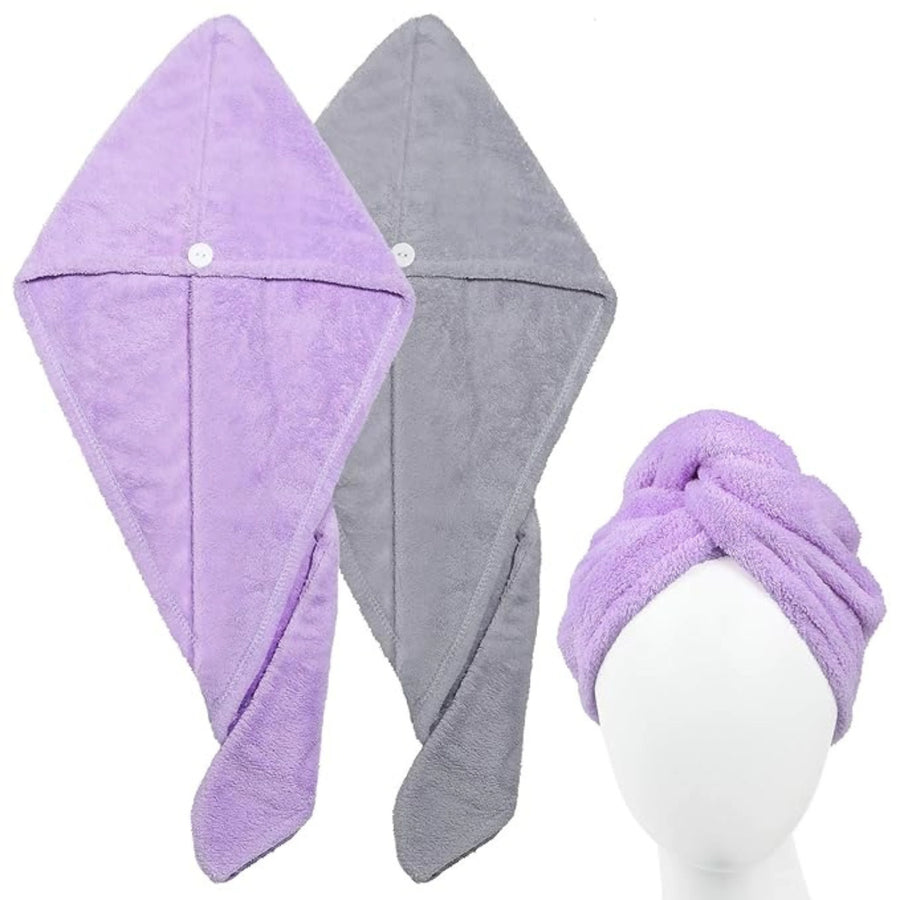 Microfiber Hair Towel Quick Dry Super Absorbent Hair Wrap